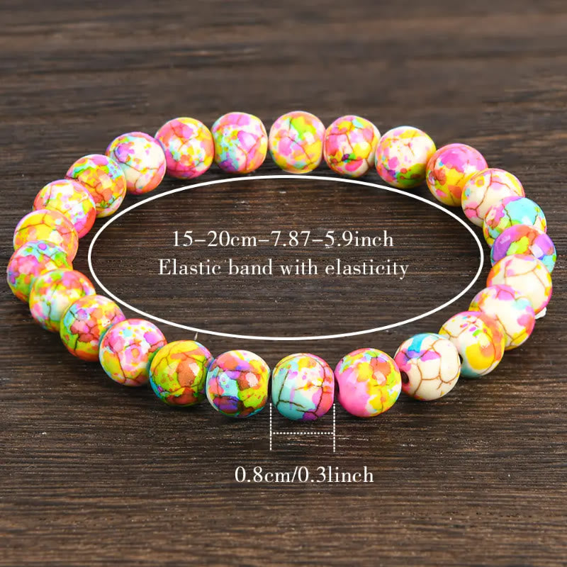 FuAttract Calm Balance & Inner Harmony Pink Blue Imperial Stone Safety Bracelet - image 7