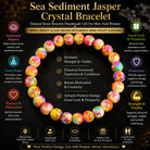FuAttract Calm Balance & Inner Harmony Pink Blue Imperial Stone Safety Bracelet - image 8
