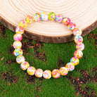 FuAttract Calm Balance & Inner Harmony Pink Blue Imperial Stone Safety Bracelet - image 4