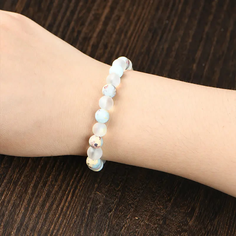 FuAttract Guidance Wisdom & Inner Direction Shoushan Stone Glaze Intention Bracelet - image 5