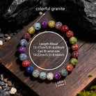 FuAttract Balance Harmony & Alignment Colorful Dalmatian Jasper Seven Chakra Bracelet - image 5