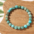 FuAttract Serenity Focus & Emotional Harmony Blue Imperial Stone Blue Turquoise Healing Bracelet - image 4