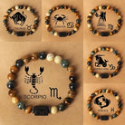 FREE Today: Confidence Balance & Personal Identity Tiger's Eye Picture Jasper Zodiac Signs Bracelet - image 17