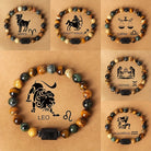 FREE Today: Confidence Balance & Personal Identity Tiger's Eye Picture Jasper Zodiac Signs Bracelet - image 12