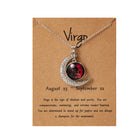 FuAttract Destiny Guidance & Cosmic Harmony Twelve Zodiac Signs Moon Glaze Luminous Pendant Necklace - Virgo - image 11