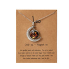 FuAttract Destiny Guidance & Cosmic Harmony Twelve Zodiac Signs Moon Glaze Luminous Pendant Necklace - Leo - image 10