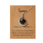 FuAttract Destiny Guidance & Cosmic Harmony Twelve Zodiac Signs Moon Glaze Luminous Pendant Necklace - Scorpio - image 13