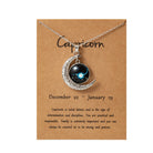 FuAttract Destiny Guidance & Cosmic Harmony Twelve Zodiac Signs Moon Glaze Luminous Pendant Necklace - Capricorn - image 15