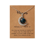FuAttract Destiny Guidance & Cosmic Harmony Twelve Zodiac Signs Moon Glaze Luminous Pendant Necklace - Pisces - image 17