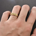FREE Today: Guidance Harmony & Cosmic Energy Stainless Steel Hollow Star Moon Rotating Ring - image 3