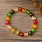 FREE Today: Protection Fortune & Prosperity Pixiu Om Mani Mantra Colorful Glaze Lucky Bracelet - image 3