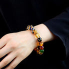 FREE Today: Protection Fortune & Prosperity Pixiu Om Mani Mantra Colorful Glaze Lucky Bracelet - image 12