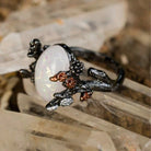FREE Today: Beauty Harmony & Elegance Vintage White Opal Flower Grace Ring - image 2