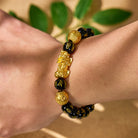 FREE Today: Protection Prosperity & Strength Black Onyx Om Mani Mantra Pixiu Lucky Bracelet - image 3