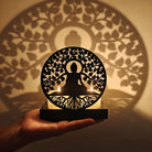 FuAttract Growth Harmony & Inner Peace Tree of Life Spiritual Zen Meditation Metal Candle Holder - image 6