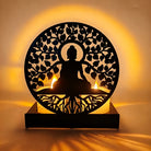 FuAttract Growth Harmony & Inner Peace Tree of Life Spiritual Zen Meditation Metal Candle Holder - image 3
