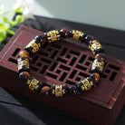 FREE Today: Protection Luck & Prosperity Colorful Om Mani Mantra Fortune Money Bracelet - Tiger Eye - image 11