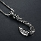 FREE Today: Protection Strength & Courage Tribal Totem Fish Hook Pendant Necklace - image 2