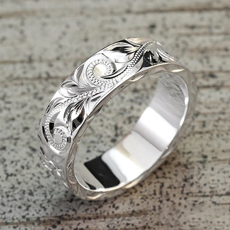 FuAttract Growth Harmony & Vitality Exquisite Hand Carved Leaf Fashion Ring - image 2