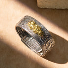 FuAttract Buddhist Sacred Heart Sutra Pixiu for Manifesting Success and Protection Ring - image 1