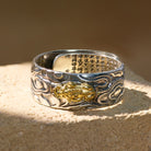 FuAttract Pixiu Attract Prosperity and Peace Wealth Band Adjustable Ring - Gold Pixiu - image 0