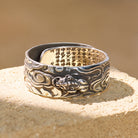 FuAttract Pixiu Attract Prosperity and Peace Wealth Band Adjustable Ring - Silver Pixiu - image 6