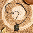 FuAttract Intuition Balance & Protection Labradorite Woven Energy Pendant Necklace - image 4