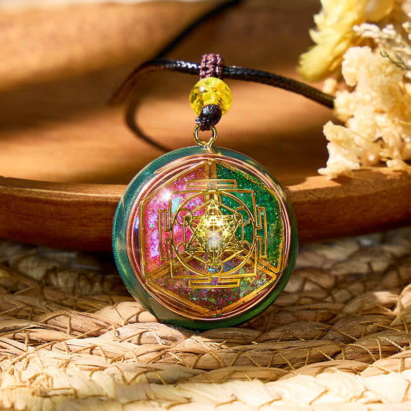FuAttract Vitality Harmony & Balance Energetic Orgonite Enpower Necklace - Crystal - image 0