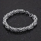 FuAttract Harmony Strength & Connection Stainless Steel Intricate Interlocking Chain Bracelet - Silver - image 0