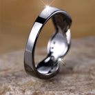FuAttract Harmony Elegance & Love Infinity Twist Promise Rhinestone Zinc Alloy Ring - image 4