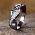 FuAttract Harmony Elegance & Love Infinity Twist Promise Rhinestone Zinc Alloy Ring - image 6