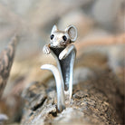FREE Today: Luck Joy & Protection Cute Little Mouse Creative Open Copper Ring - image 2