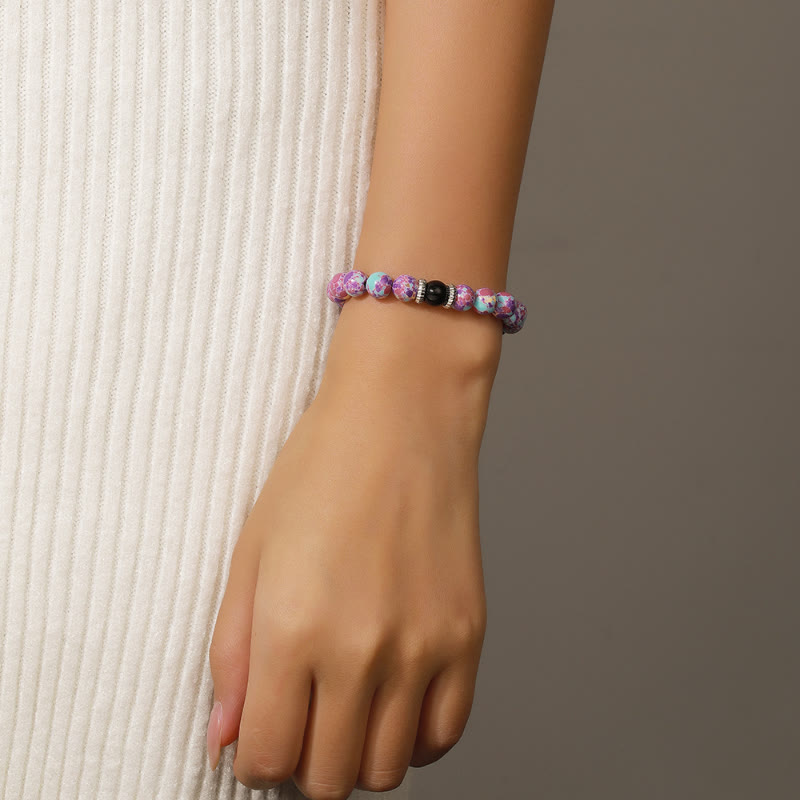 FuAttract Protection Strength & Courage Tiger Eye Black Onyx Red Agate Energy Bracelet - image 6