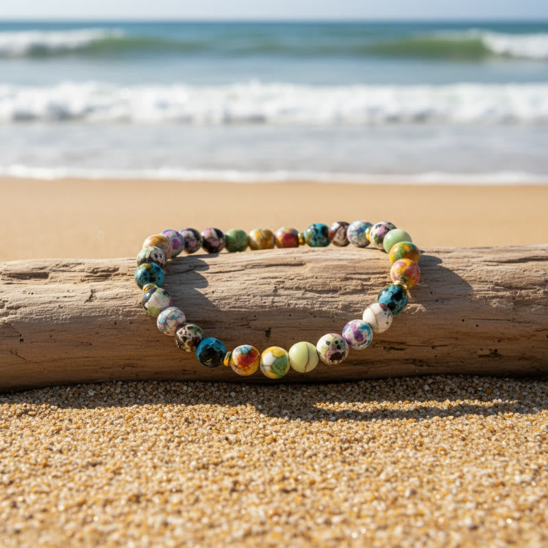 FuAttract Healing Serenity & Emotional Harmony Colorful Imperial Stone Bracelet - image 3
