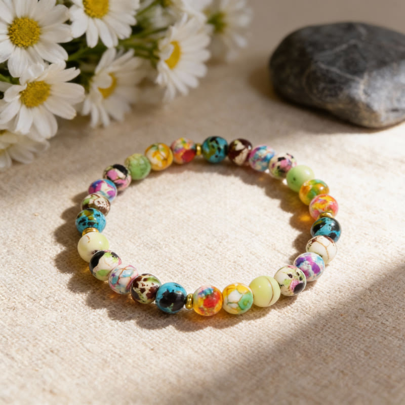 FuAttract Healing Serenity & Emotional Harmony Colorful Imperial Stone Bracelet - image 2
