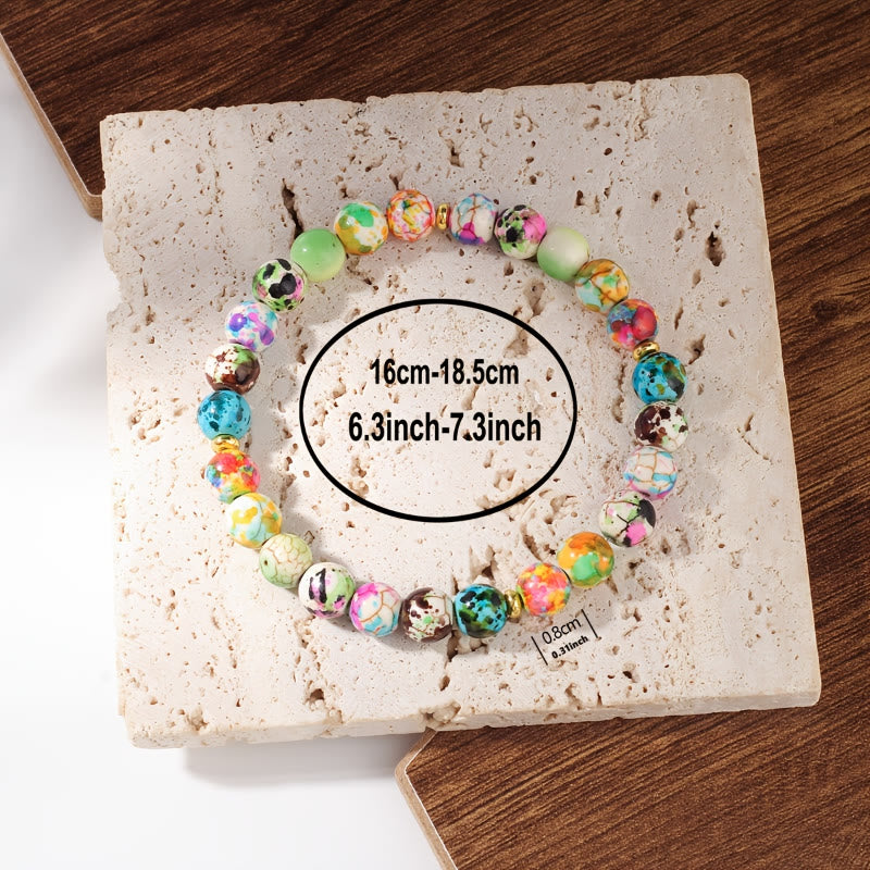 FuAttract Healing Serenity & Emotional Harmony Colorful Imperial Stone Bracelet - image 5
