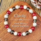 FuAttract Protection Strength & Courage Tiger Eye Black Onyx Red Agate Energy Bracelet - White Turquoise - image 14