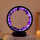 FuAttract Calm Harmony & Serenity Amethyst Crystal Night Lamp Three Color Modes Eye Protection - Amethyst - image 0