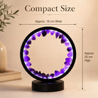 FuAttract Calm Harmony & Serenity Amethyst Crystal Night Lamp Three Color Modes Eye Protection - image 8