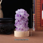 FuAttract Healing Clarity & Inner Peace Amethyst Chips Crystal Night Lamp Cool Light Home Decor - image 7