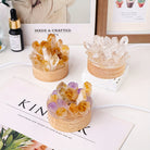 FuAttract Peace Harmony & Emotional Comfort Natural Crystal Tooth Flower Night Lamp Bedroom Bedside - image 7