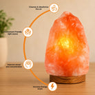 FuAttract Serenity Comfort & Purification Himalayan Salt Crystal Warm Light Lamp - image 2
