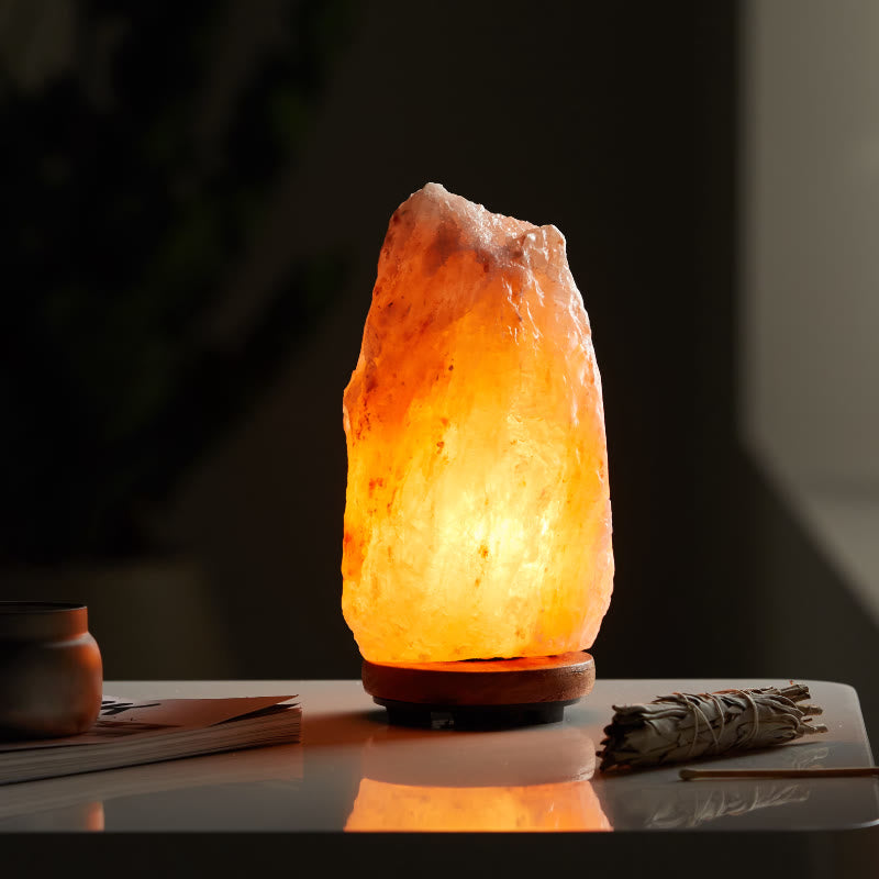 FuAttract Serenity Comfort & Purification Himalayan Salt Crystal Warm Light Lamp - Warm Light - image 0