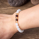 FuAttract Love Balance & Inner Strength White Chalcedony Garnet Citrine Energy Bracelet - image 3