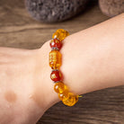 FuAttract Wealth Luck & Protection Citrine The God of Wealth Red Agate Pixiu Bead Bracelet - image 3