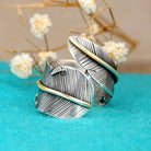FREE Today: Freedom Elegance & Harmony Vintage Feather Zinc Alloy Open Ring - image 1