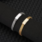 FREE Today: Strength Stability & Connection Woven Square Reversible Stainless Steel Bracelet - image 8