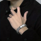 FREE Today: Strength Stability & Connection Woven Square Reversible Stainless Steel Bracelet - image 3