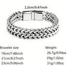 FREE Today: Strength Stability & Connection Woven Square Reversible Stainless Steel Bracelet - image 5