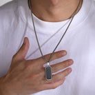 FuAttract Protection Clarity & Confidence Stainless Steel Resin Glossy Minimalist Pendant Necklace - image 4